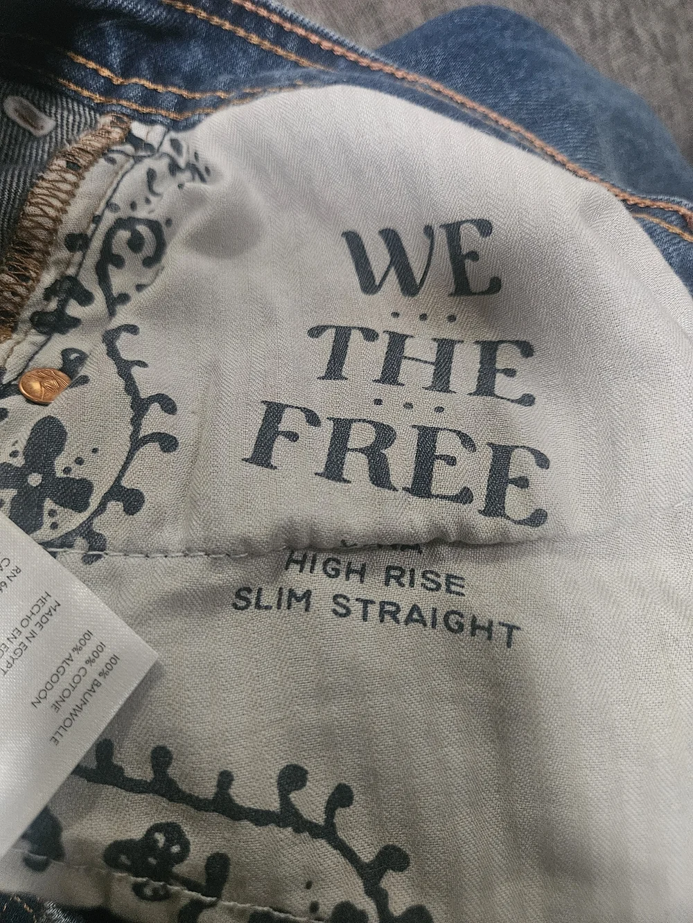 We The Free Women's Bootcut Jeans in Teal Blue